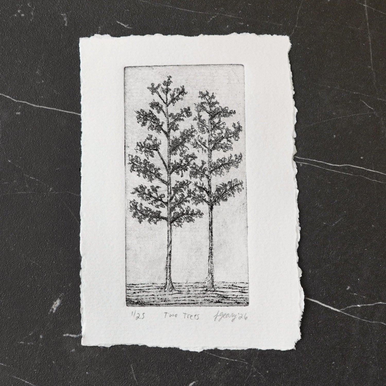 Drypoint Intaglio Prints and Linocut Block Prints by JAX Atelier Handcrafted in San Diego