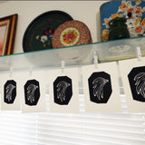 Hanging Bananas Linocut Limited Edition Block Prints by Jacki Geary with JAX Atelier. Handmade in San Diego.